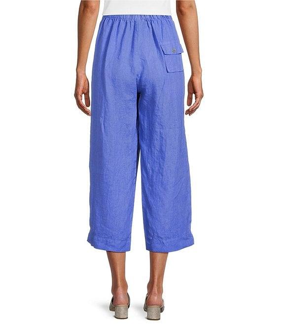 Bryn Walker Saba Light Linen Drawstring Waist Straight Leg Coordinating Pants Product Image