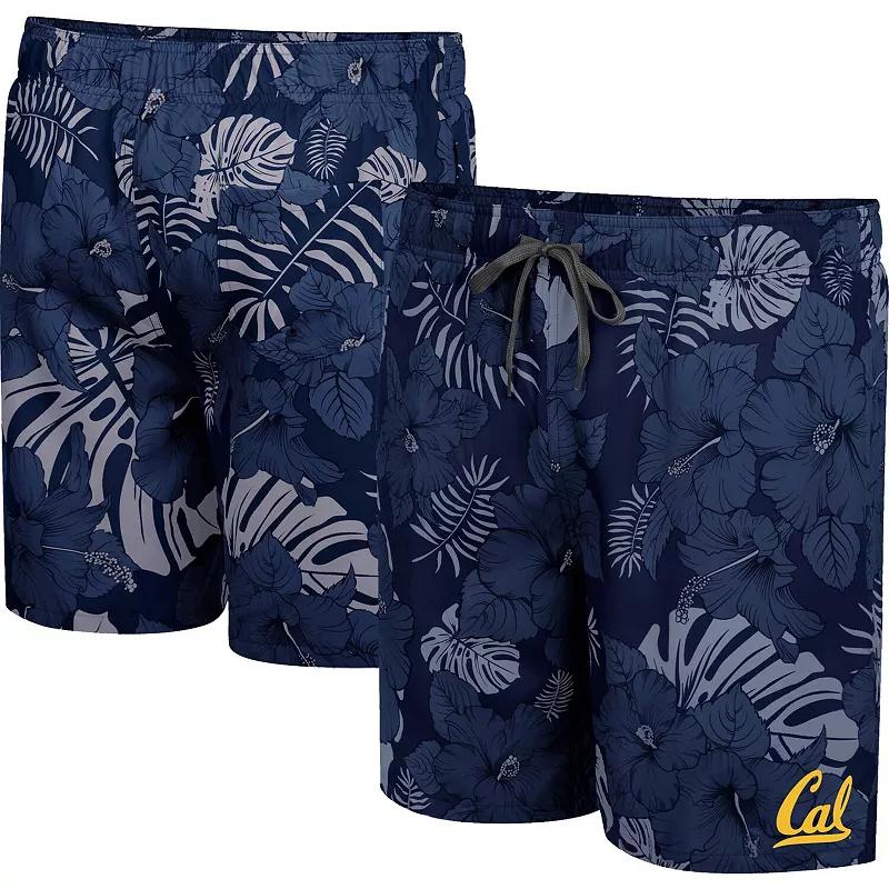 Men's Colosseum Navy Cal Bears The Dude Swim Shorts,  Product Image
