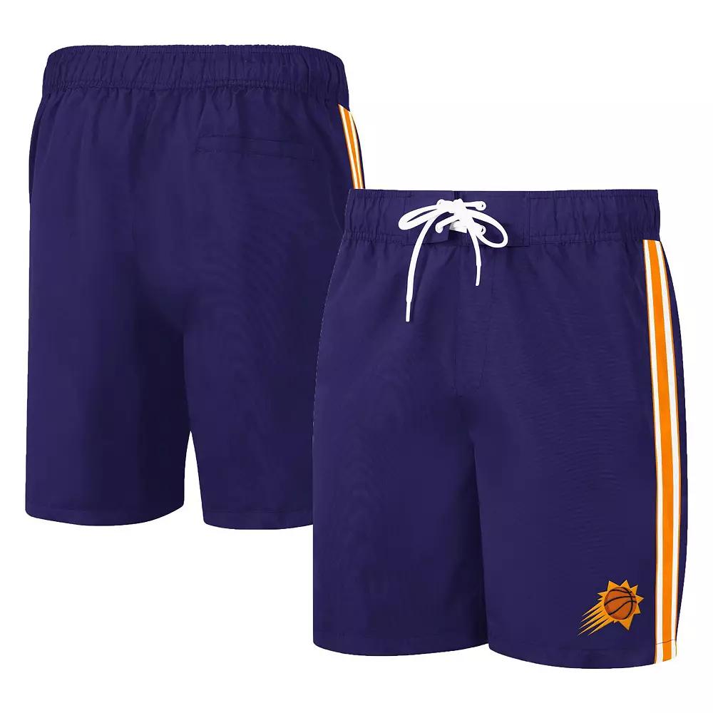 Men's G-III Sports by Carl Banks Blue Dallas Mavericks Sand Beach Volley Swim Shorts,  Product Image