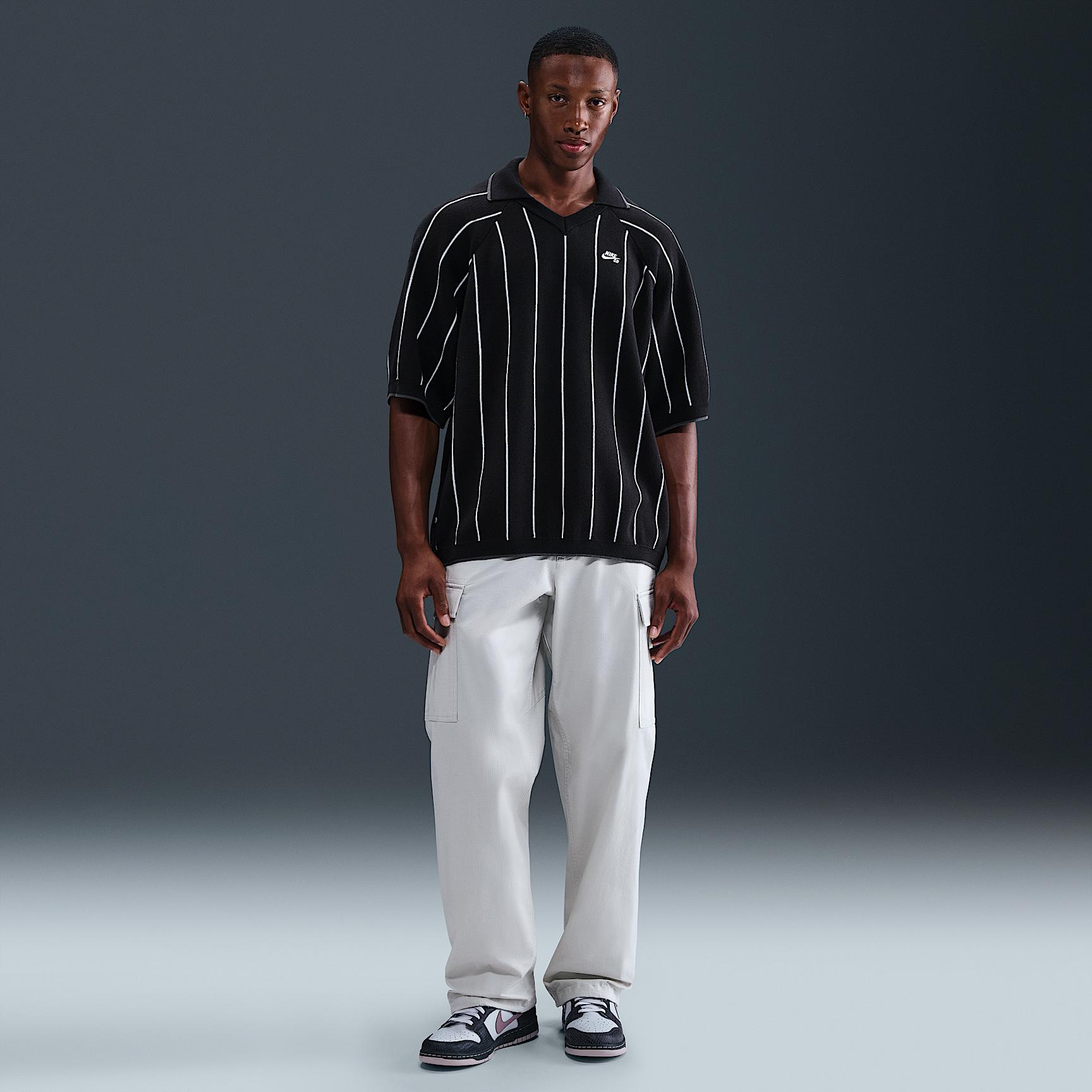 Men's Nike SB Short-Sleeved Polo Skate Sweater Product Image