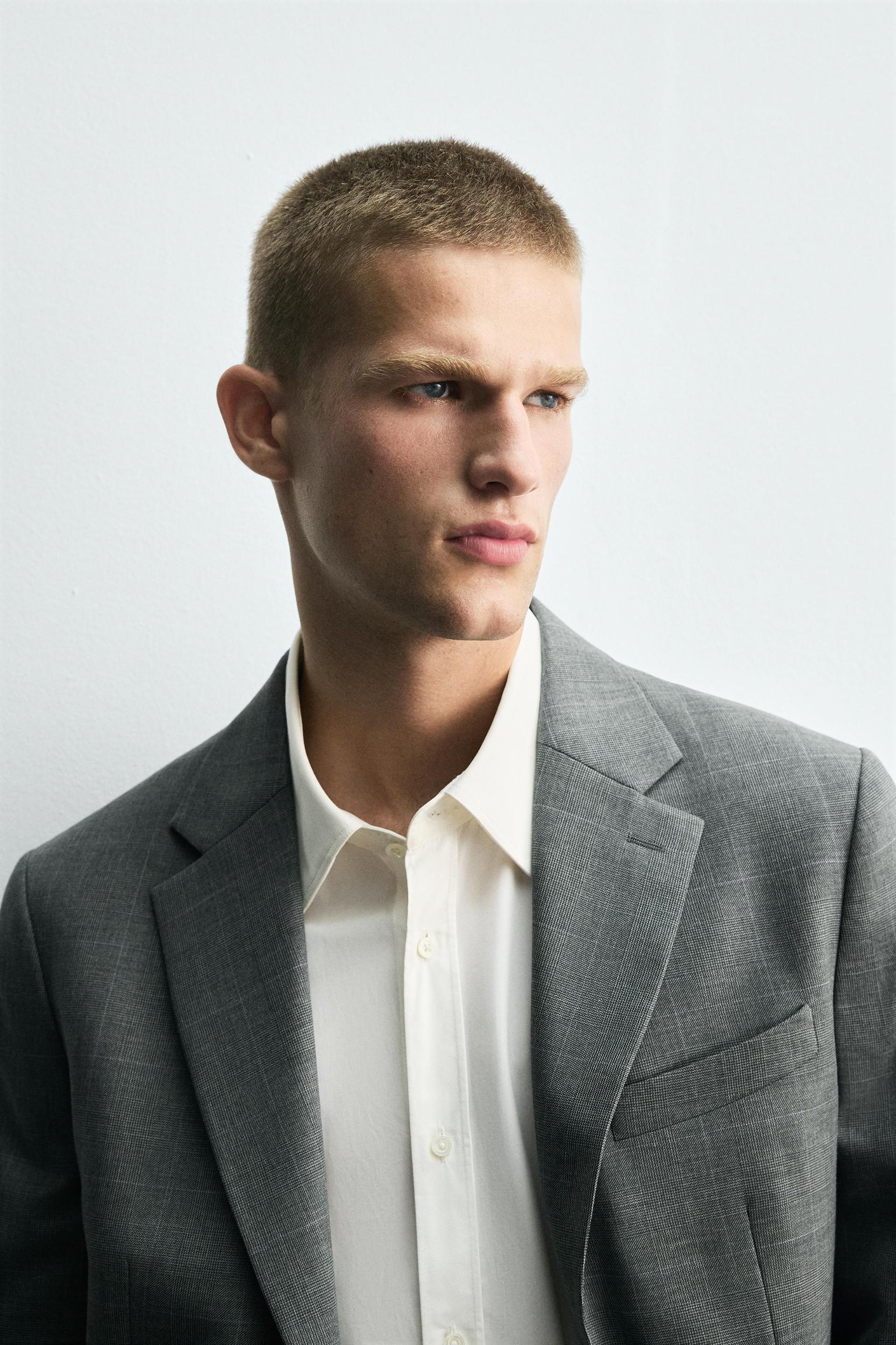 PLAID SUIT BLAZER Product Image