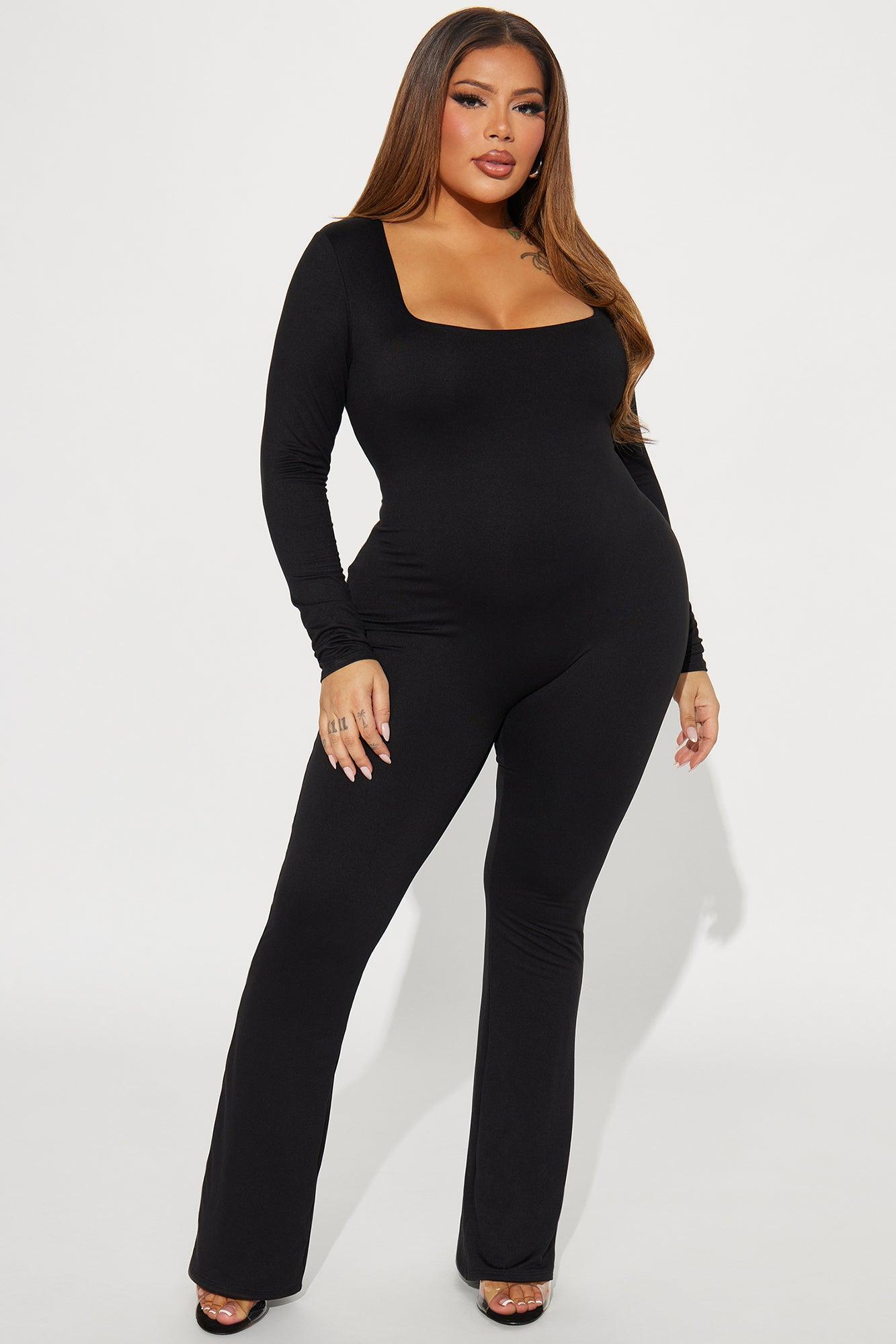 Vanessa Double Lined Jumpsuit - Black Product Image