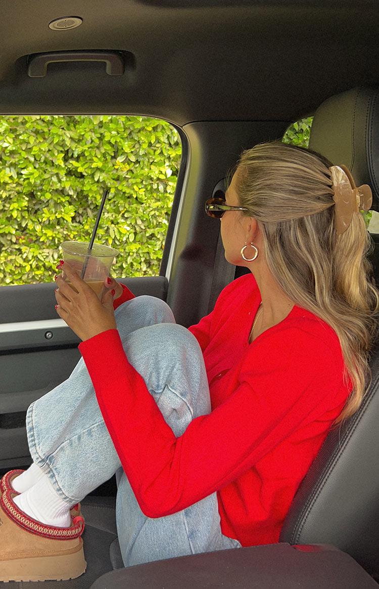 Mason Red Cardigan Product Image