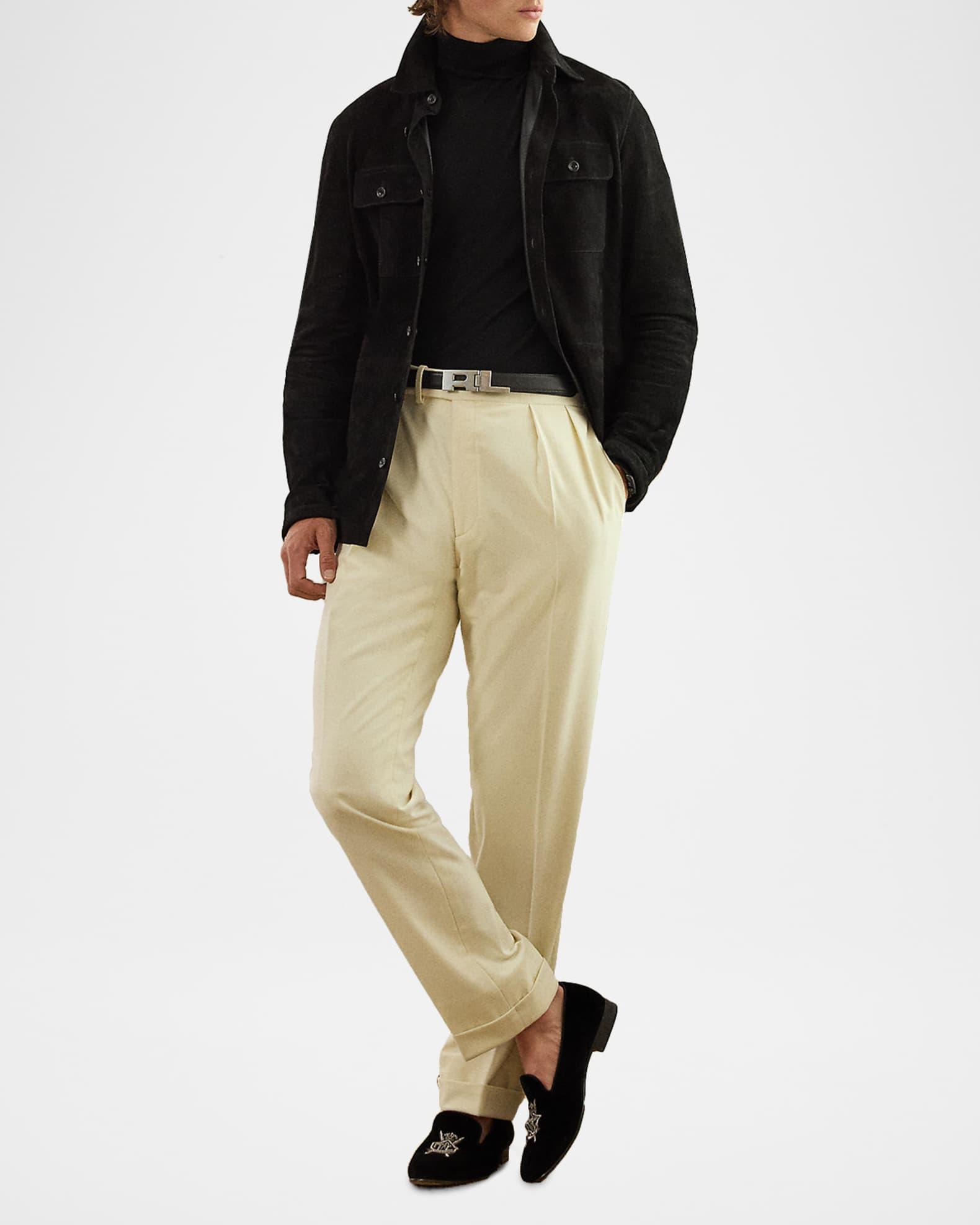 Men's Barron Suede Flap-Pocket Overshirt Product Image