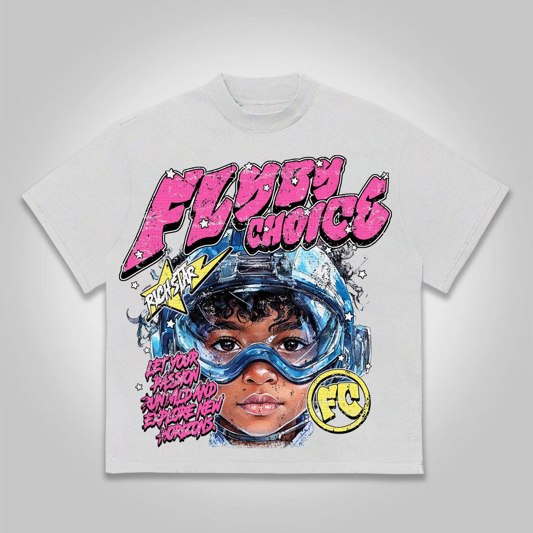 Sopula Vintage Fly By Choice Graphic Cotton T-Shirt Product Image