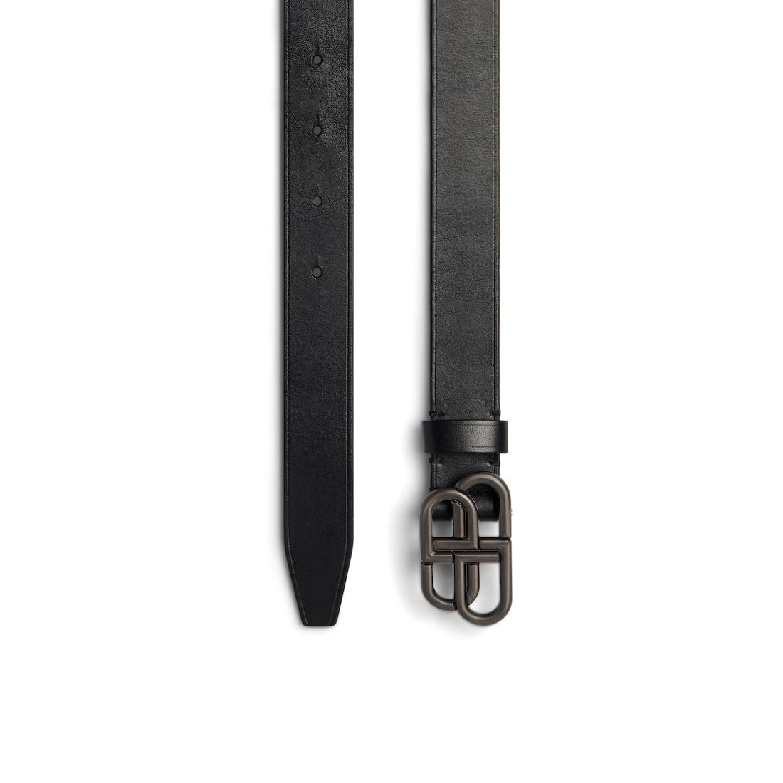 Women's Bb Thin Belt in Black Product Image