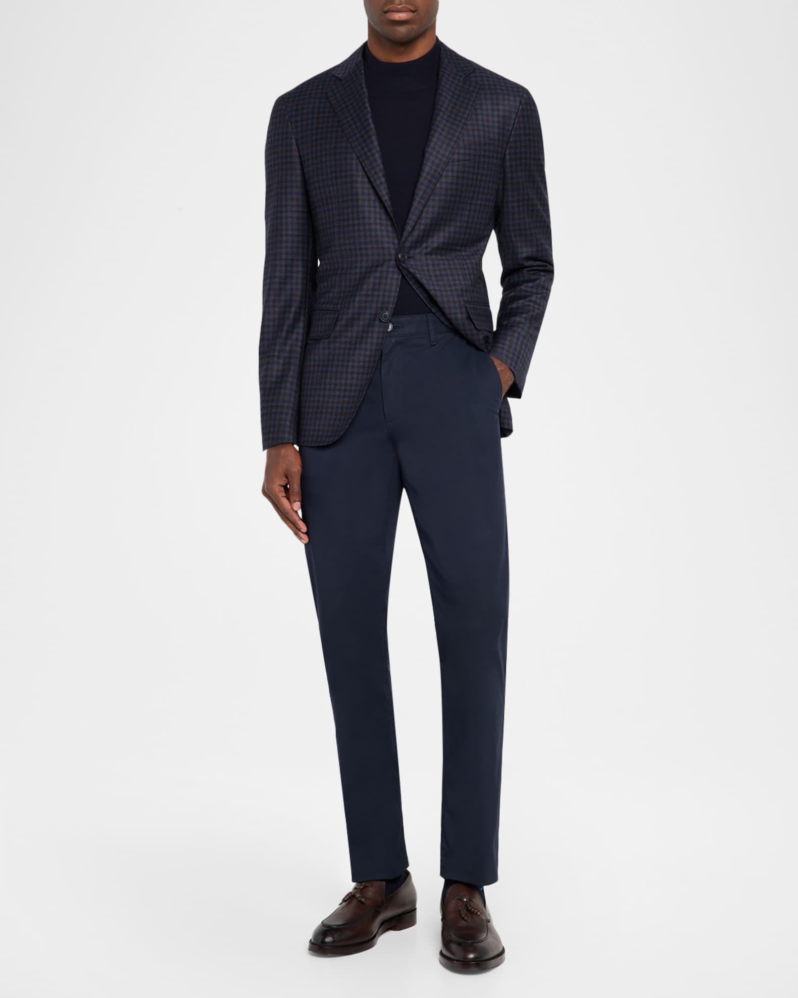 Men's Gingham Wool Stretch Sport Coat Product Image
