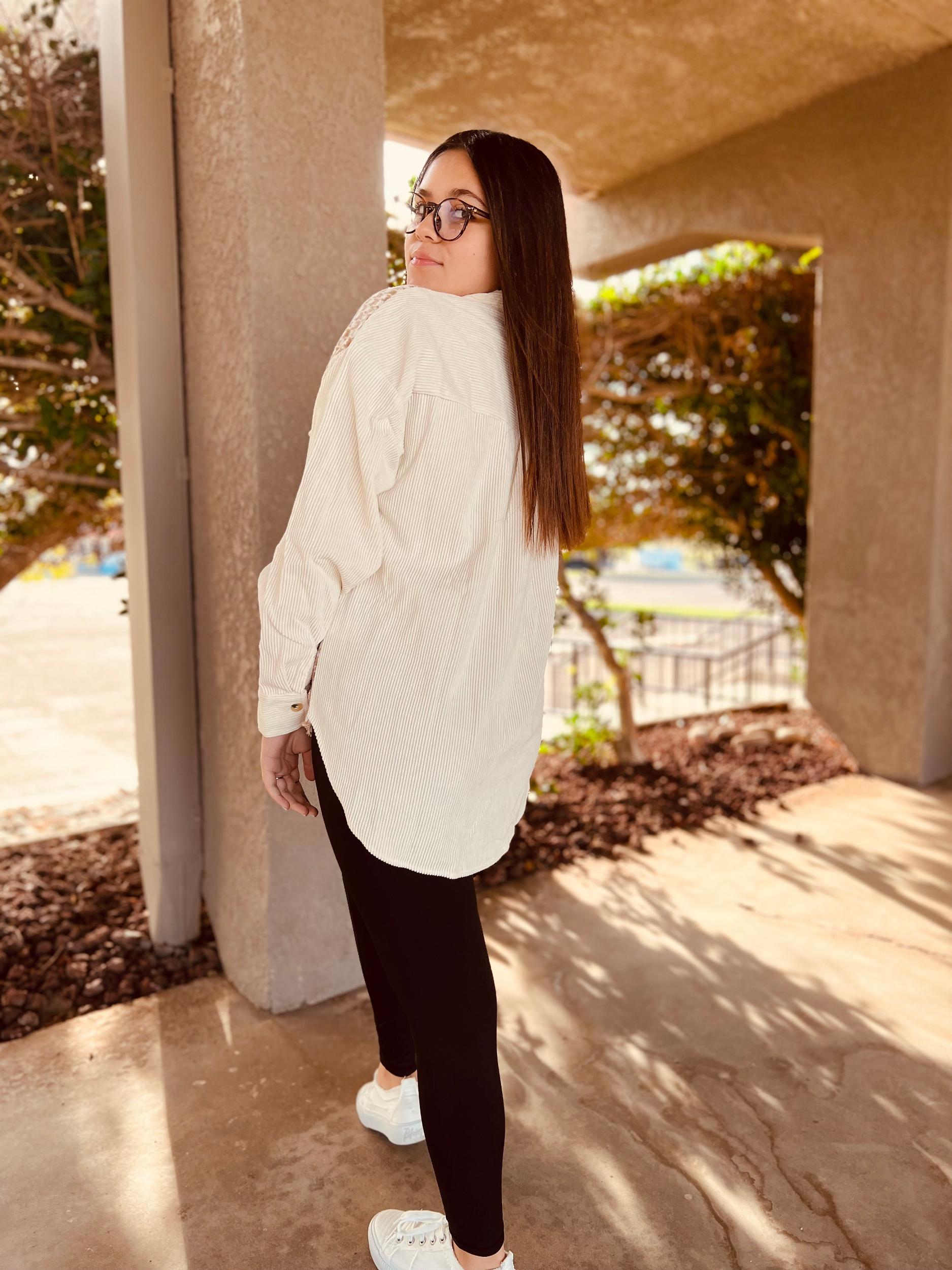 Colorblock Houndstooth Shacket* Product Image