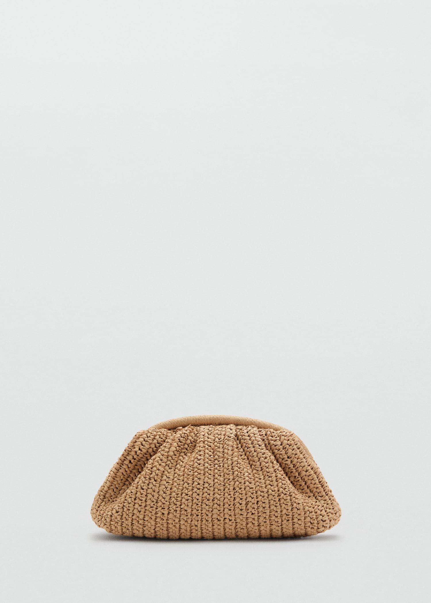 Natural fibre handbag - Women | MANGO USA Product Image