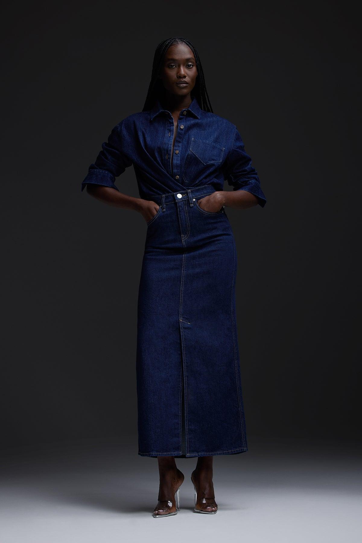 Oversized Button Down Shirt Female Product Image