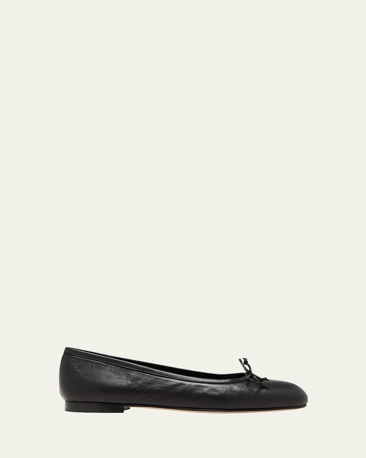 Men's Triangle Logo Saffiano Leather Loafers Product Image