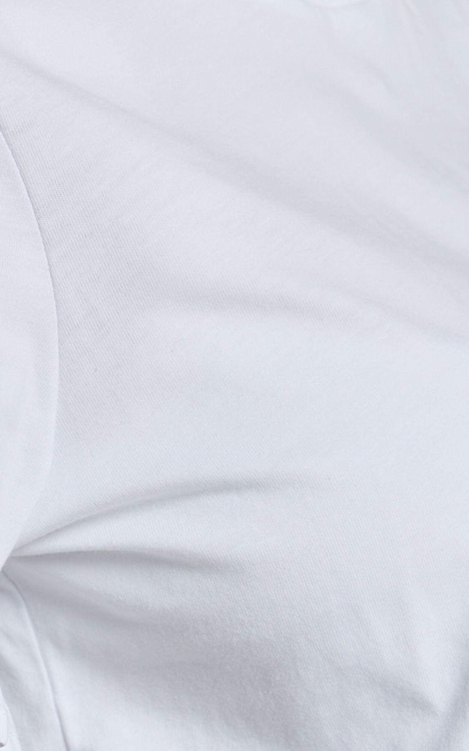 Closer To Home Tee - Ruffle Sleeve Tee in White Product Image