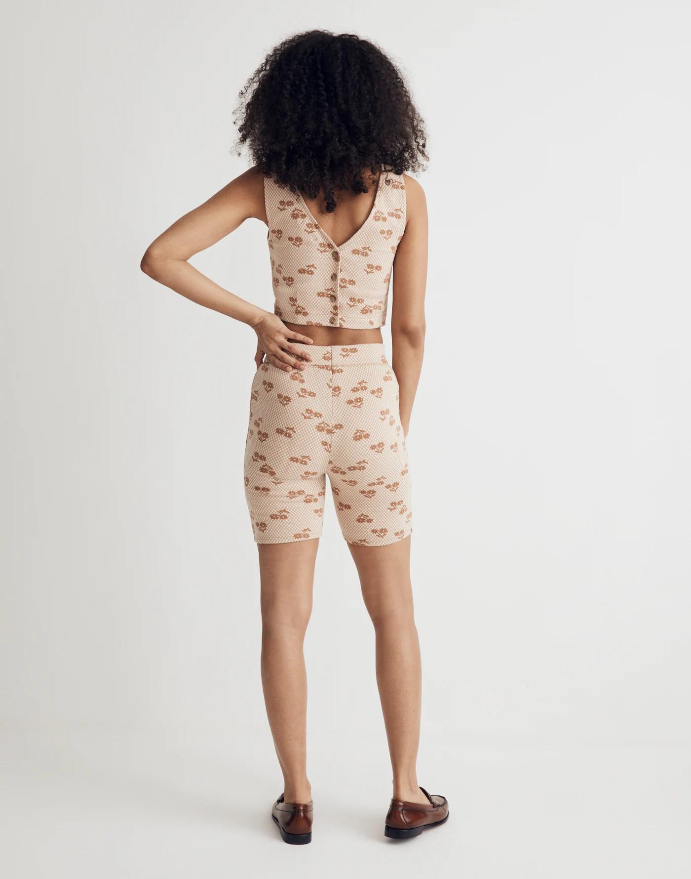 Bike Shorts in Geo Daisy Product Image