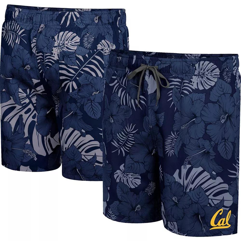 Men's Colosseum Navy Cal Bears The Dude Swim Shorts,  Product Image