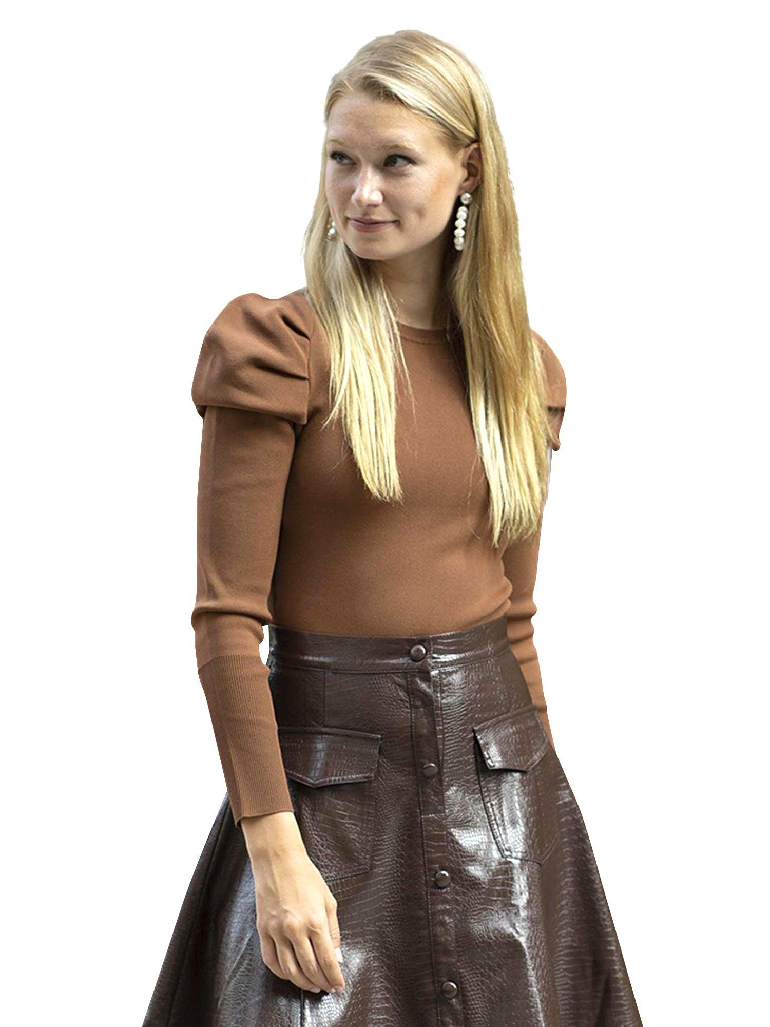 Apparalel Puff Sleeve Sweater Product Image