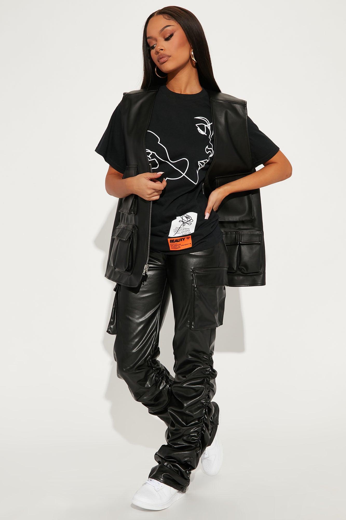 Twin Flame Graphic T-Shirt - Black Product Image