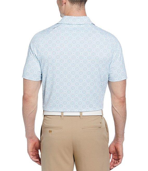 Callaway Foulard Print Performance Stretch Short Sleeve Polo Shirt Product Image