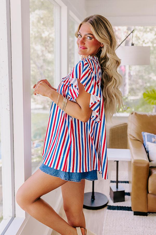 Smiles and Stripes Shift Top Product Image