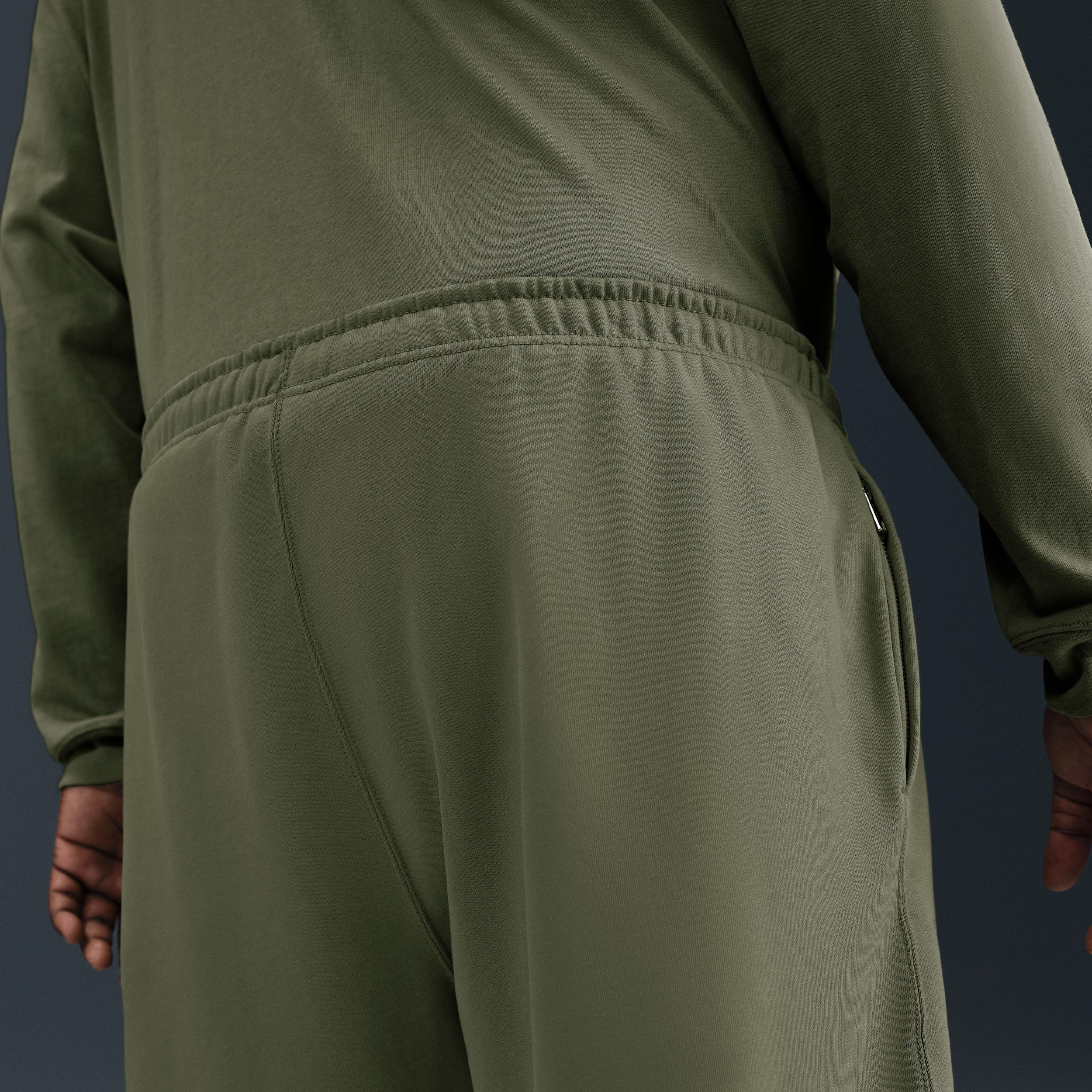 Nike Mens Solo Swoosh Cuffed Fleece Pants | HV1088-010 Product Image