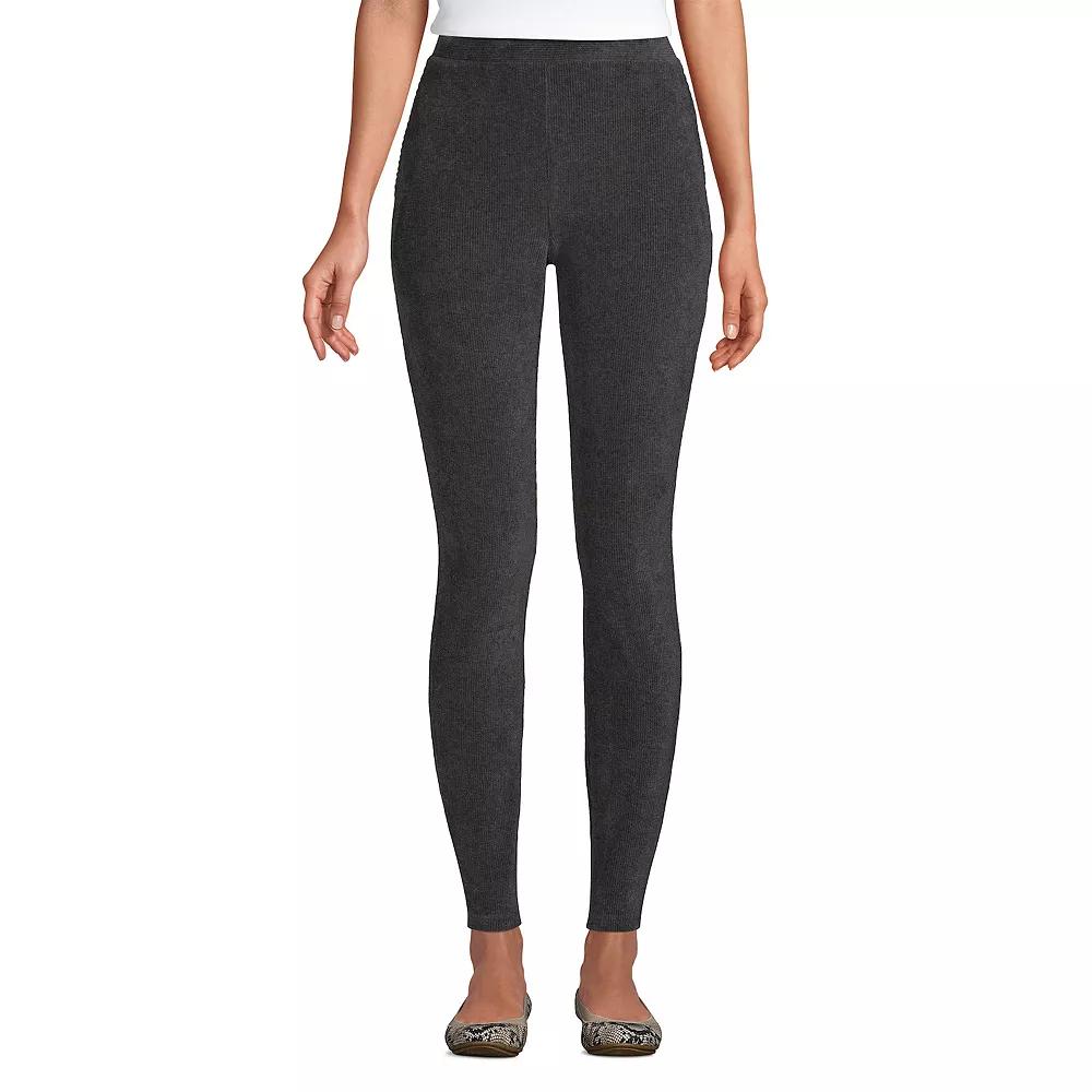 Women's Lands' End Sport High-Rise Corduroy Leggings,  Product Image