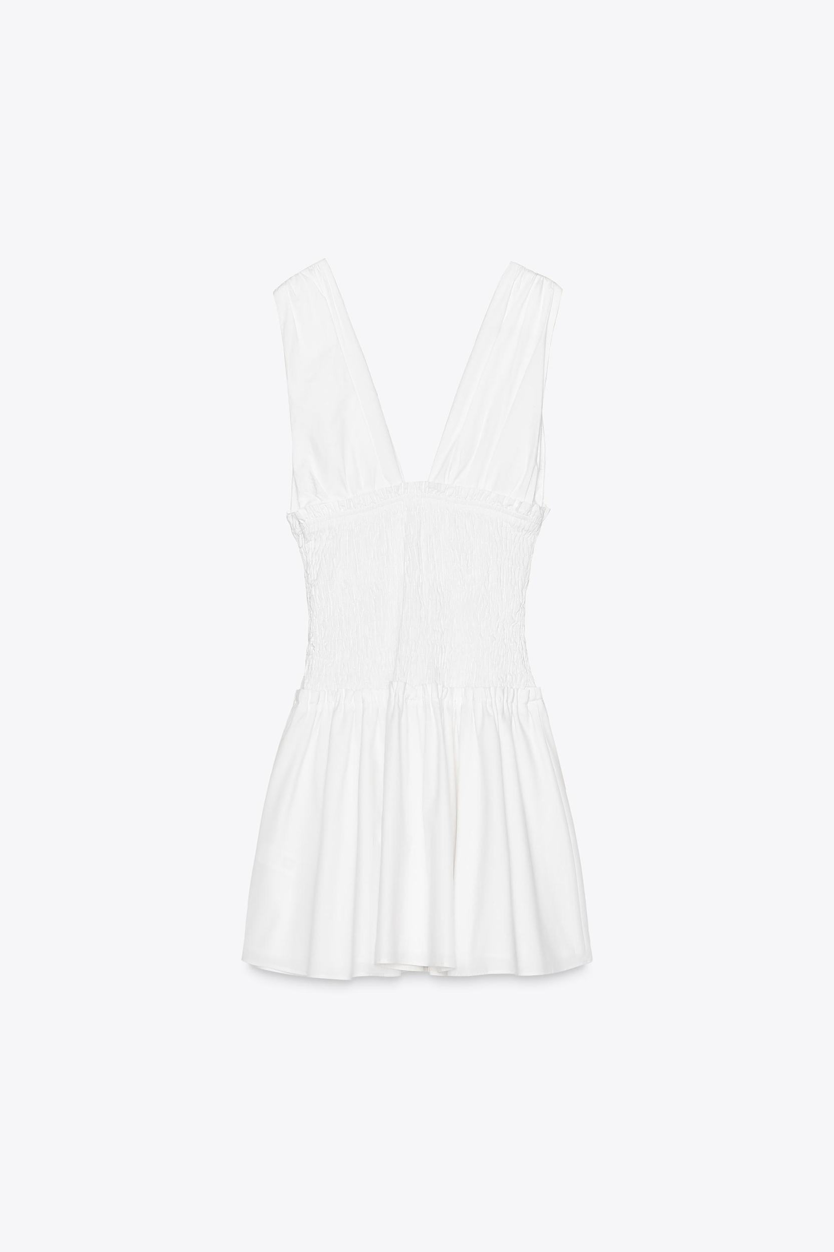 POPLIN DRESS WITH BOWS Product Image