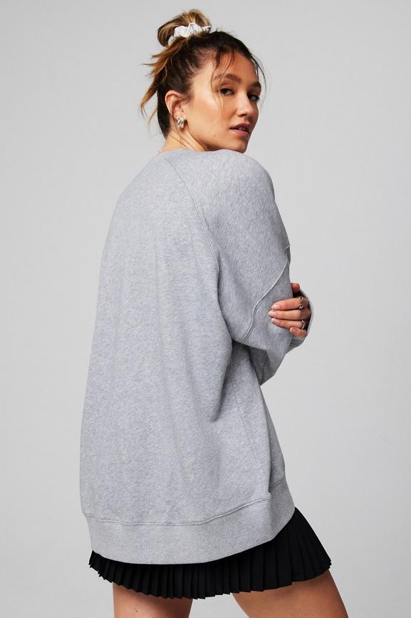 Year Round Terry Seamed Sweatshirt Product Image
