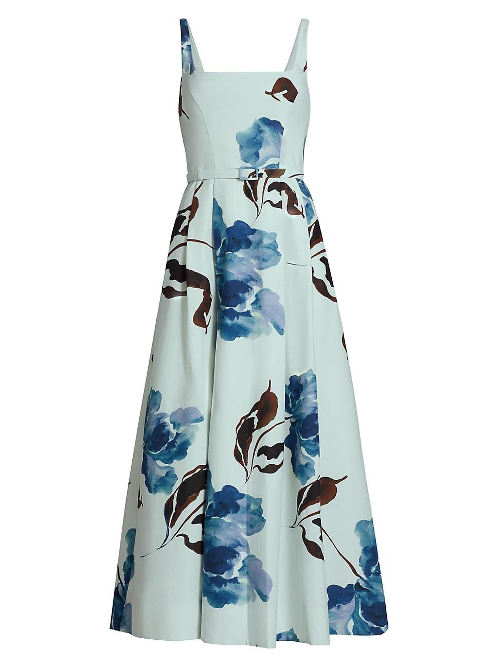 Womens Sorelle Floral Hourglass Maxi Dress Product Image
