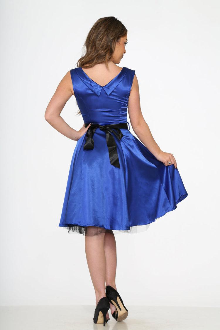 Blue Occasional Swing Dress Product Image