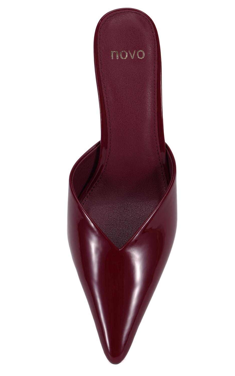 Novo - Ilina Heels in Deep Red Patent Product Image