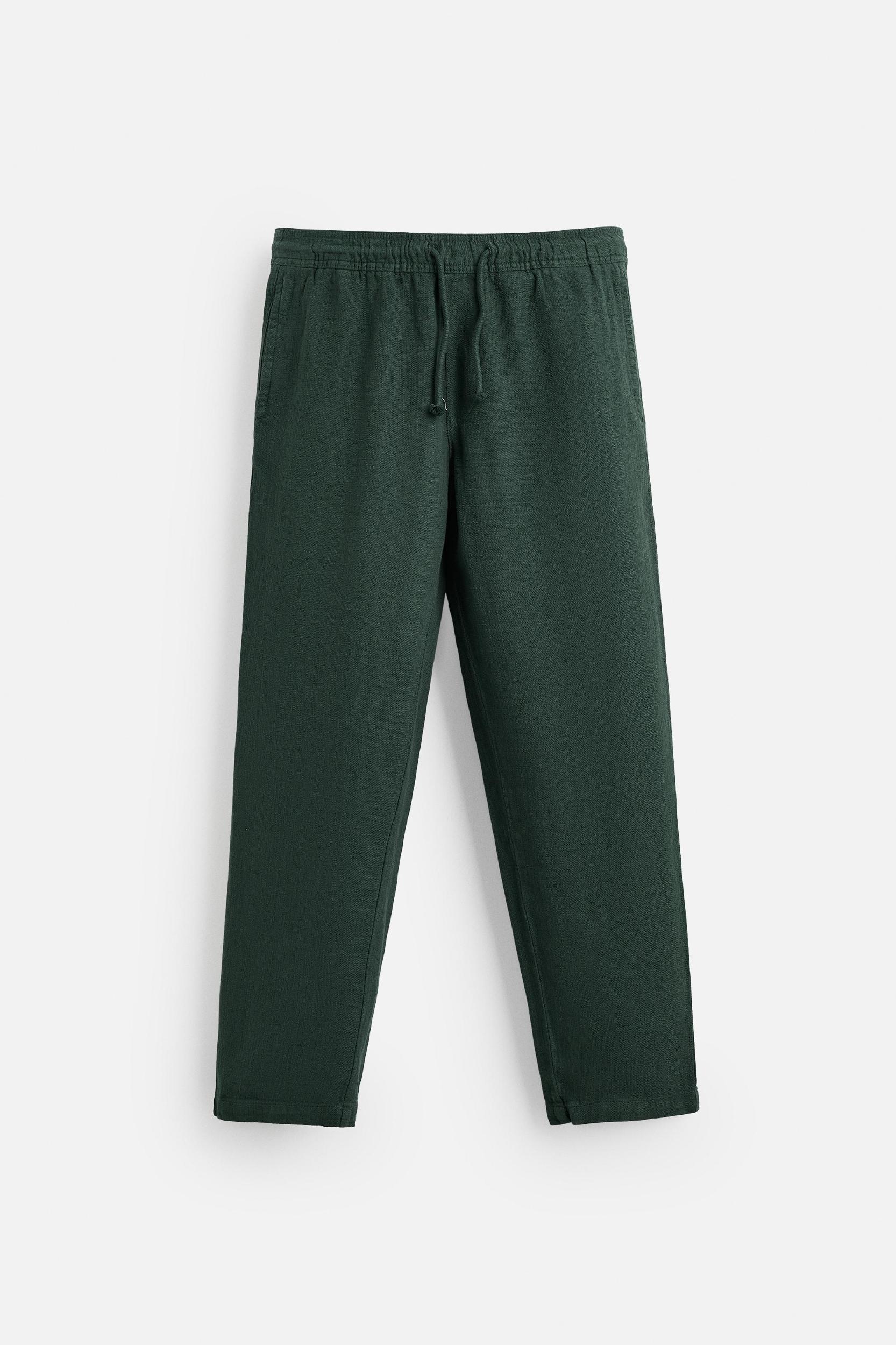 TEXTURED RELAXED FIT PANTS Product Image