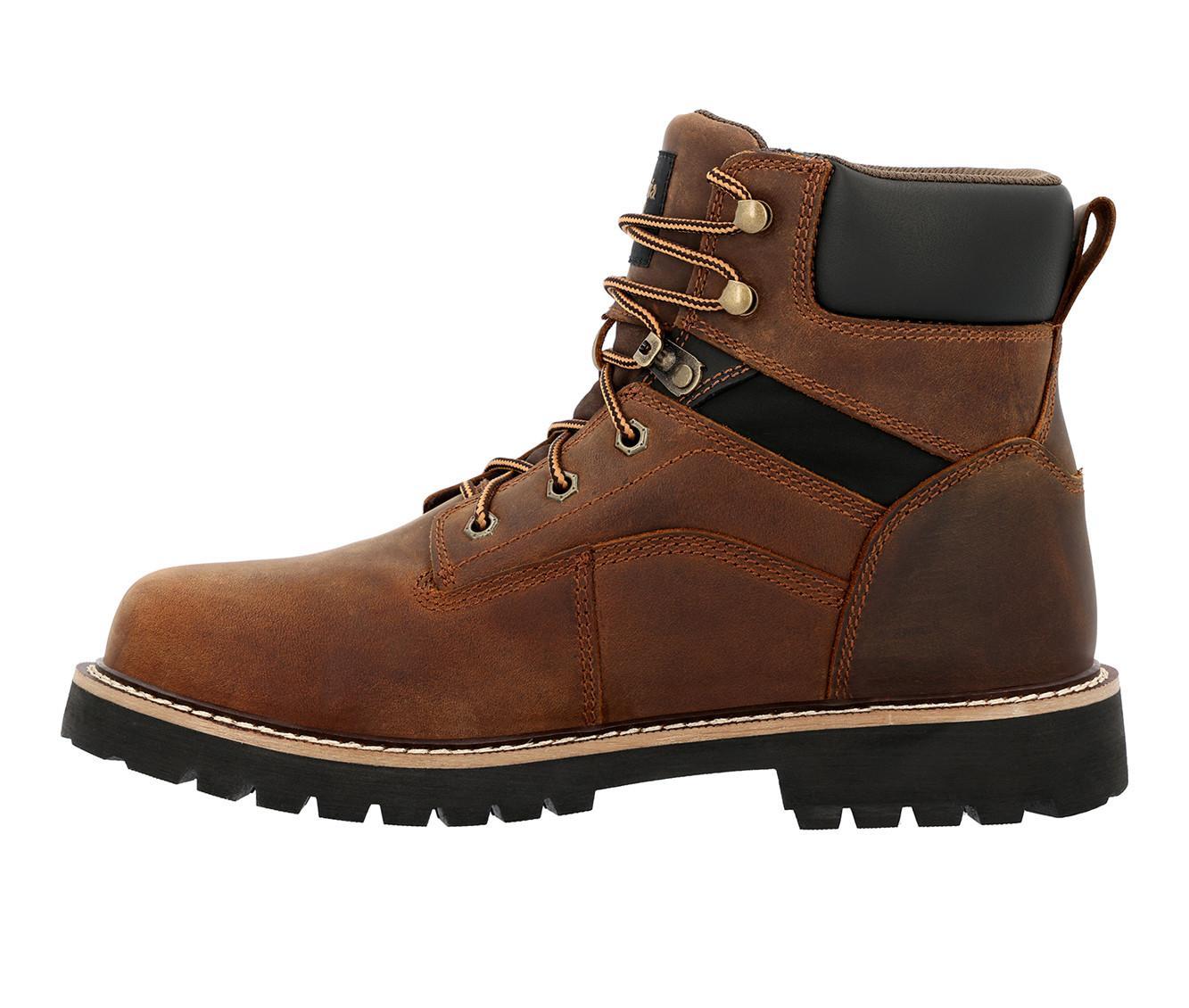 Men's Georgia Boot Core 37 6 Steel Toe Work Boots Product Image