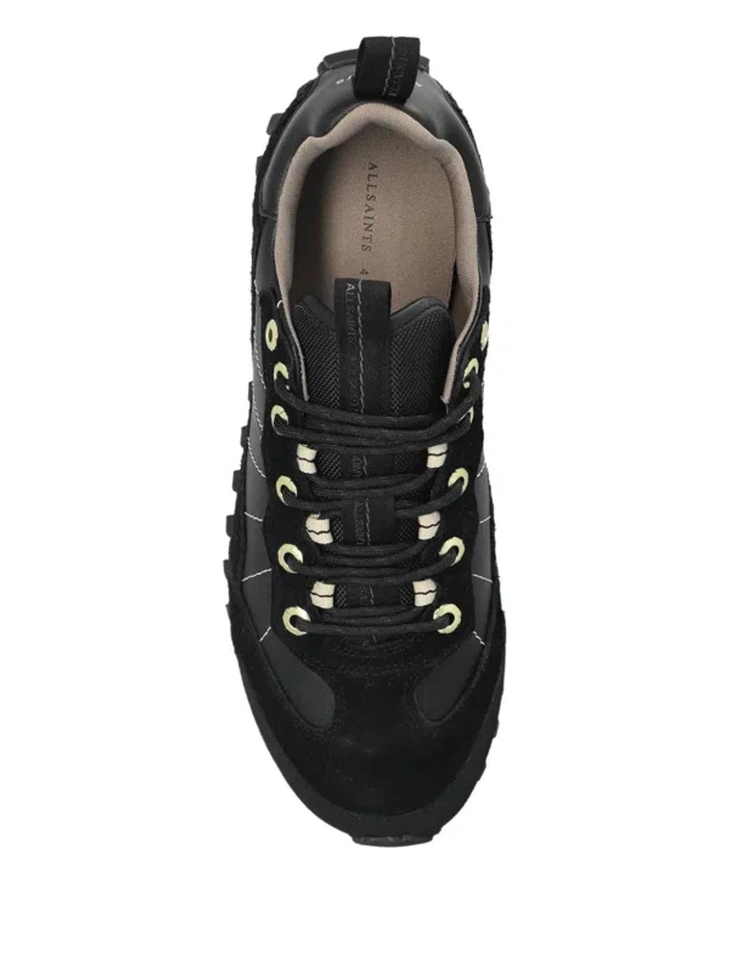 ALLSAINTS Nevis Cleated Sneaker In Black Product Image