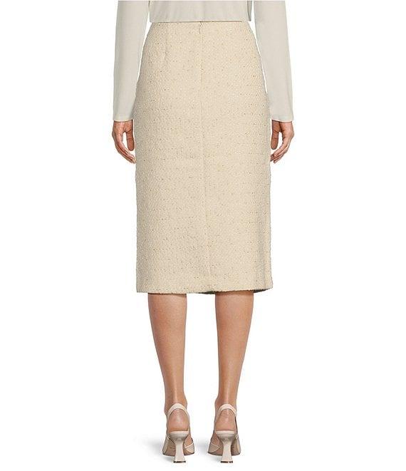 Investments Coordinating Boucle Midi Pencil Skirt Product Image