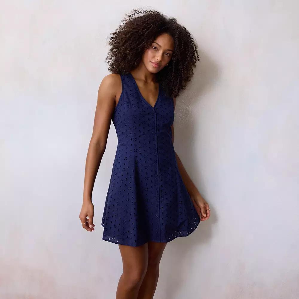 Women's LC Lauren Conrad Souvenir Sleeveless Mini Dress,  Product Image