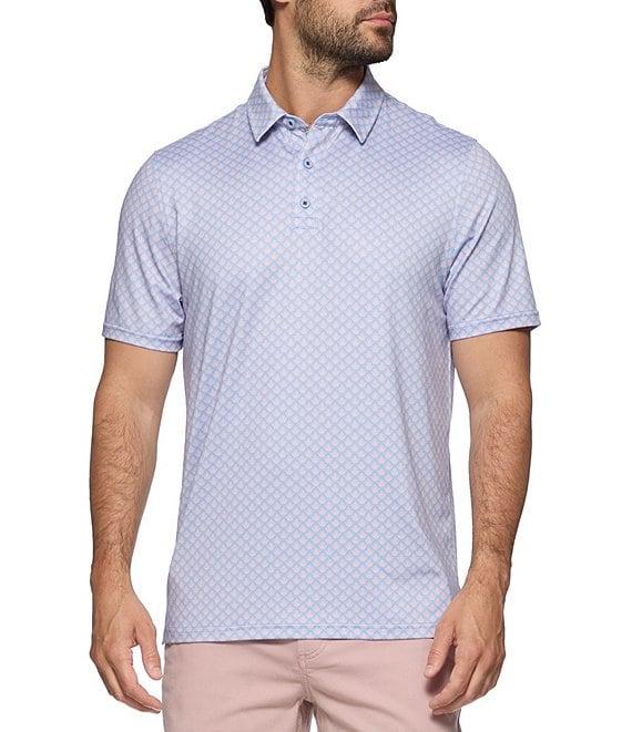 Flag and Anthem Fridley Agave Print MadeFlex Performance Short Sleeve Polo Shirt Product Image