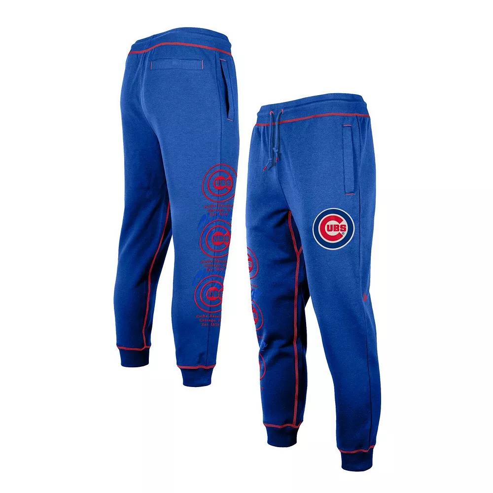 Men's New Era Royal Chicago Cubs Team Split Jogger Pants, Size: 2XL, Blue Product Image