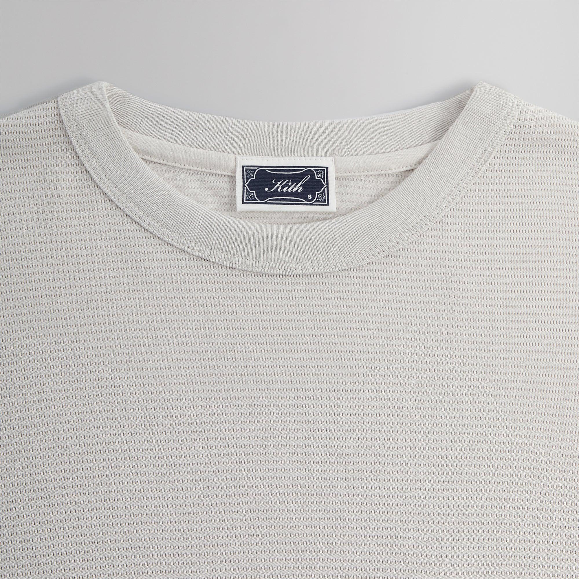 Kith Pointelle Mesh Leonard Pocket Tee - Concrete Male Product Image
