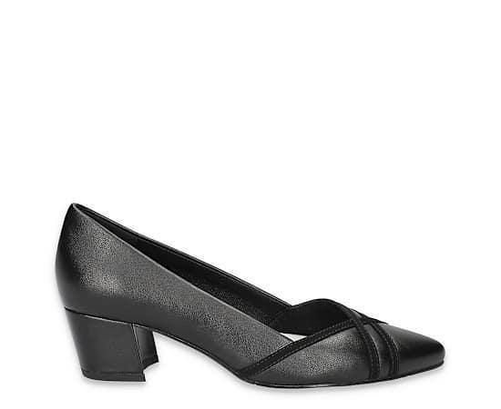 Easy Street Women's Lotus Block Heel Pumps,  Product Image