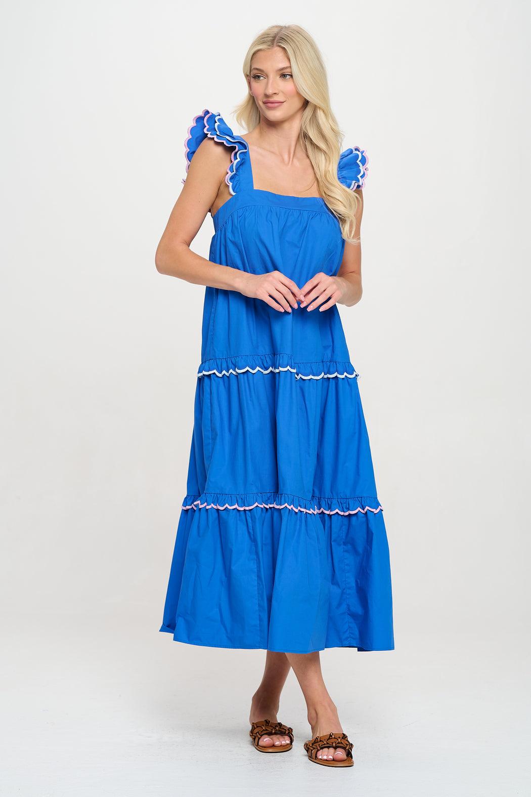 Azure Oasis Maxi Dress Product Image