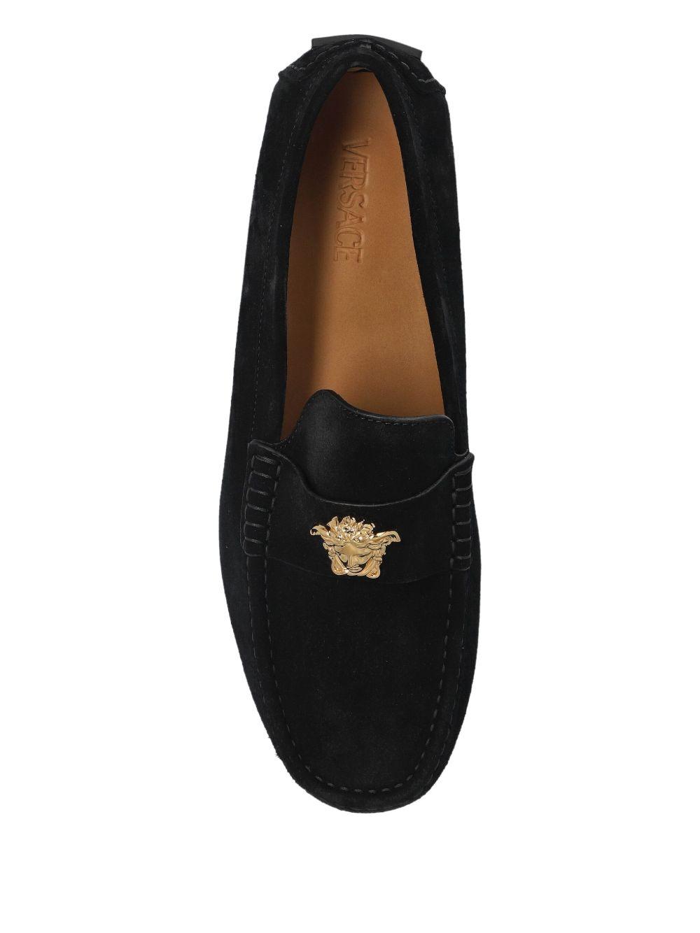 Medusa-plaque loafers Product Image