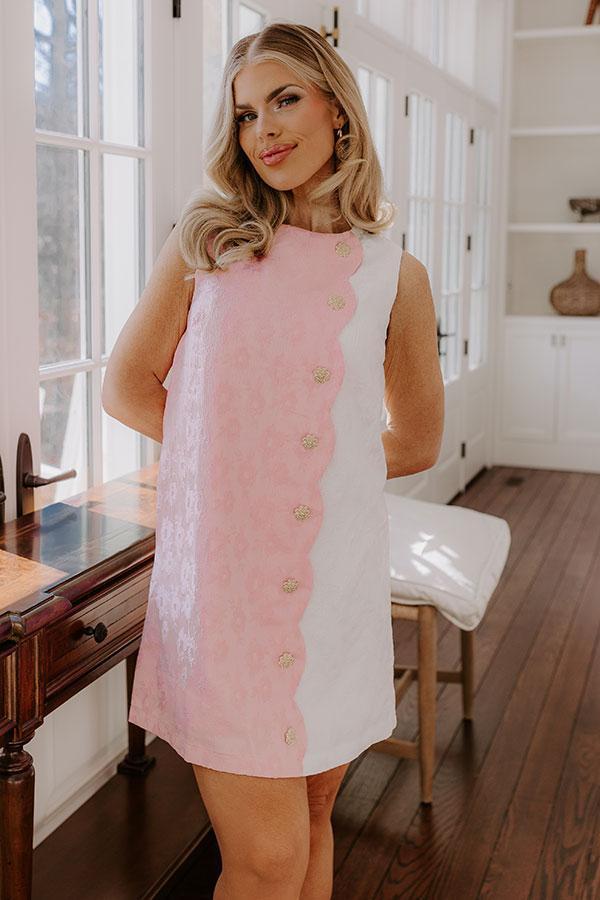 Rodeo Drive Darling Jacquard Mini Dress Product Image