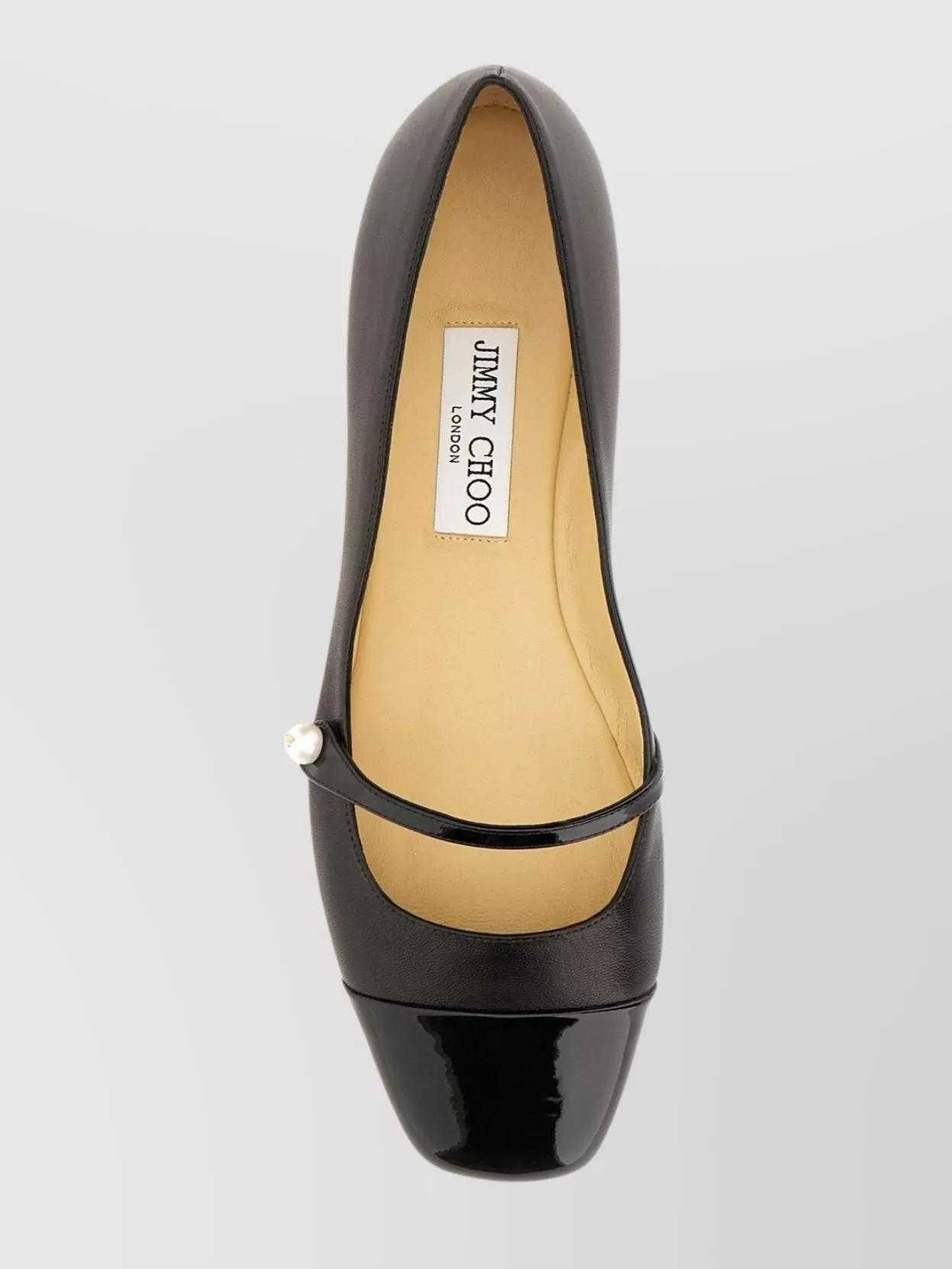 JIMMY CHOO Elisa Ballet Flats In Black Product Image