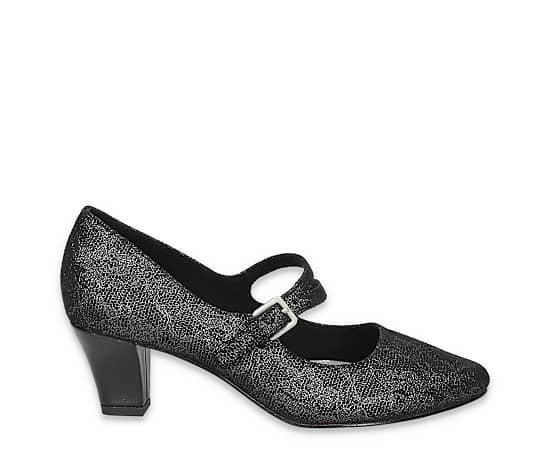 Women's Meryl by Easy Street Asymmetrical Mary Jane Pumps,  Product Image