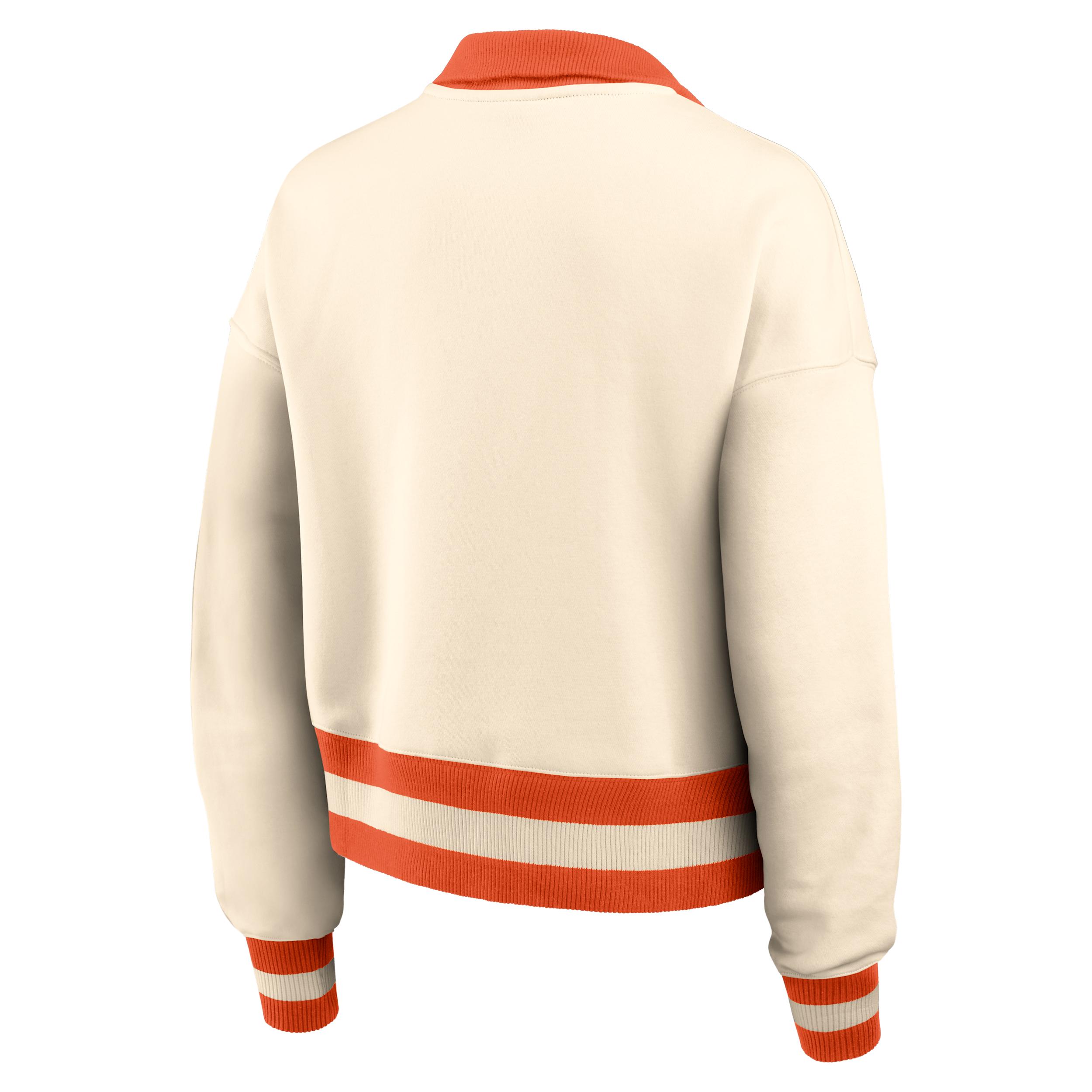 Tennessee Legacy Nike Women's College Cropped 1/4-Zip Crew Product Image