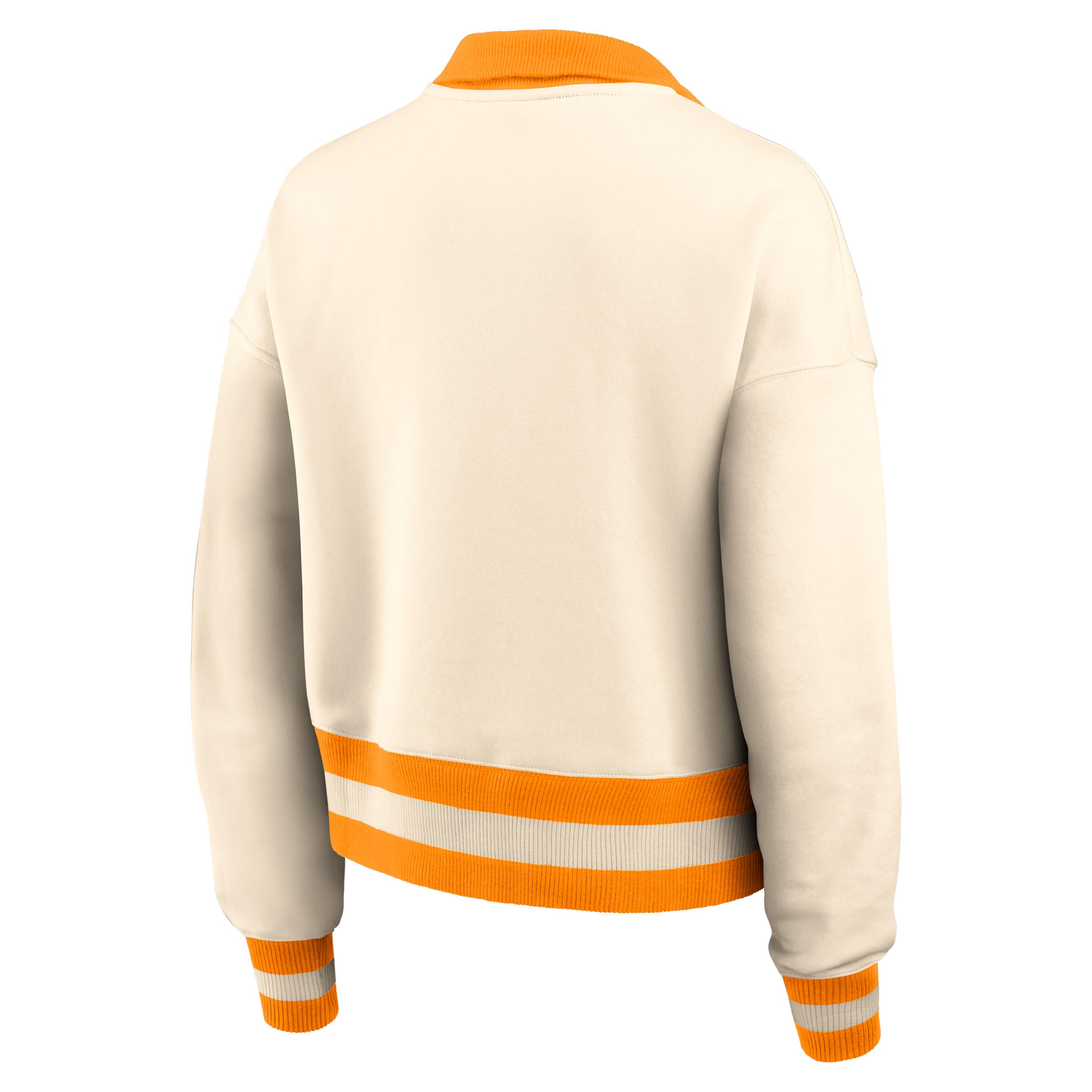 Tennessee Legacy Nike Women's College Cropped 1/4-Zip Crew Product Image