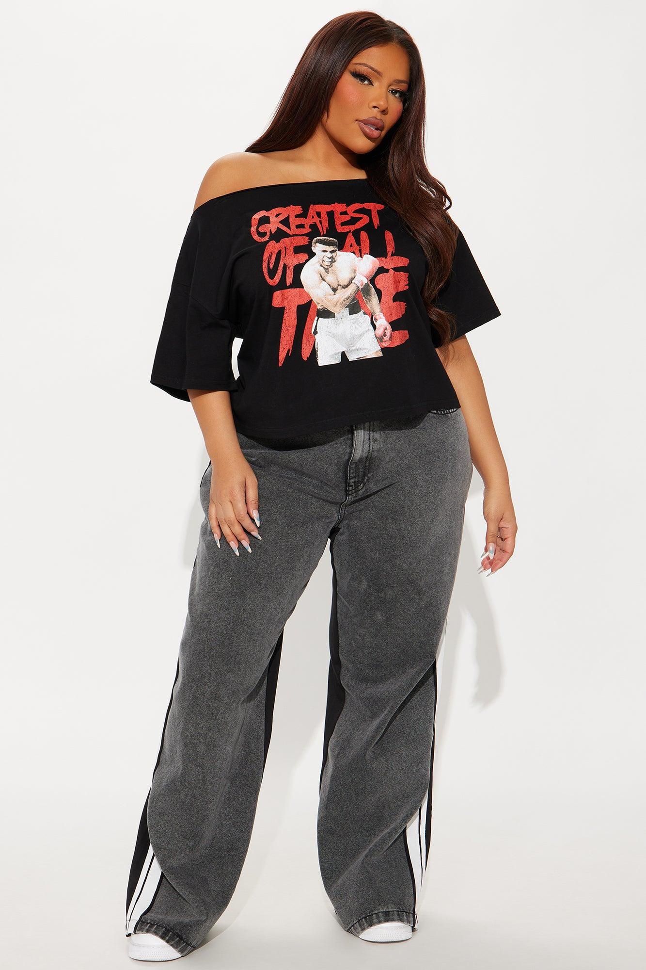 GOAT Ali Off Shoulder Top - Black Product Image