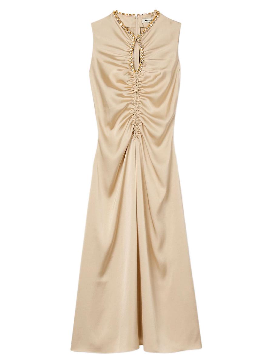 Womens Rhinestone Midi Dress Product Image