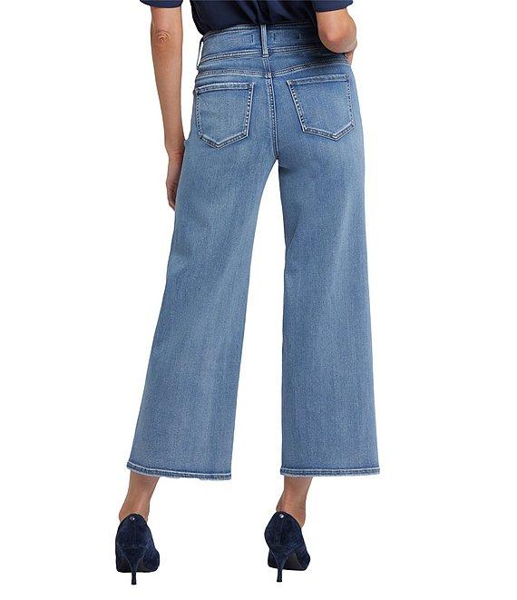 NYDJ Teresa Stretch Denim Lift Tuck® Wide Leg Ankle Jeans Product Image