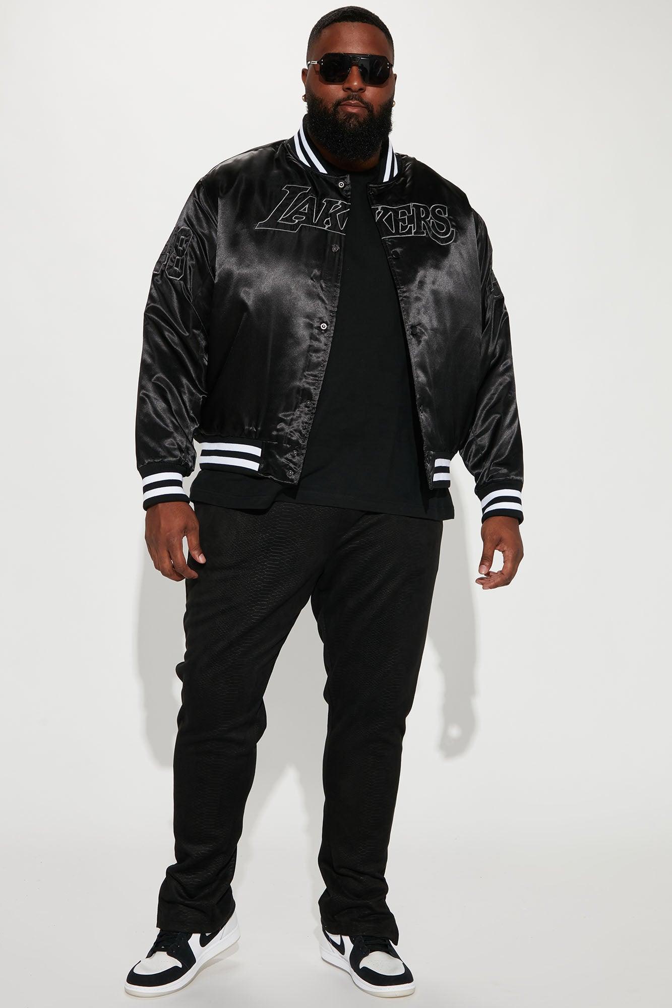 Lakers Out Varsity Jacket - Black Product Image