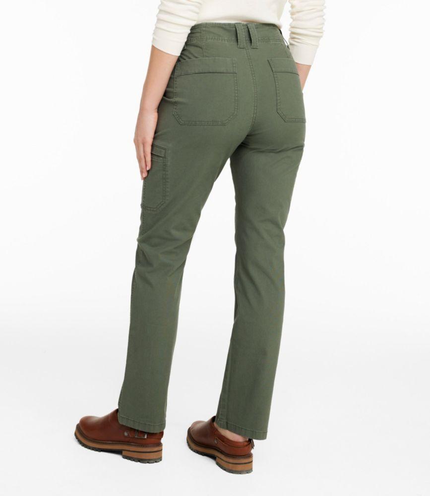 Women's 207 Vintage Cotton Canvas Pants, Mid-Rise Straight-Leg Cargo Product Image